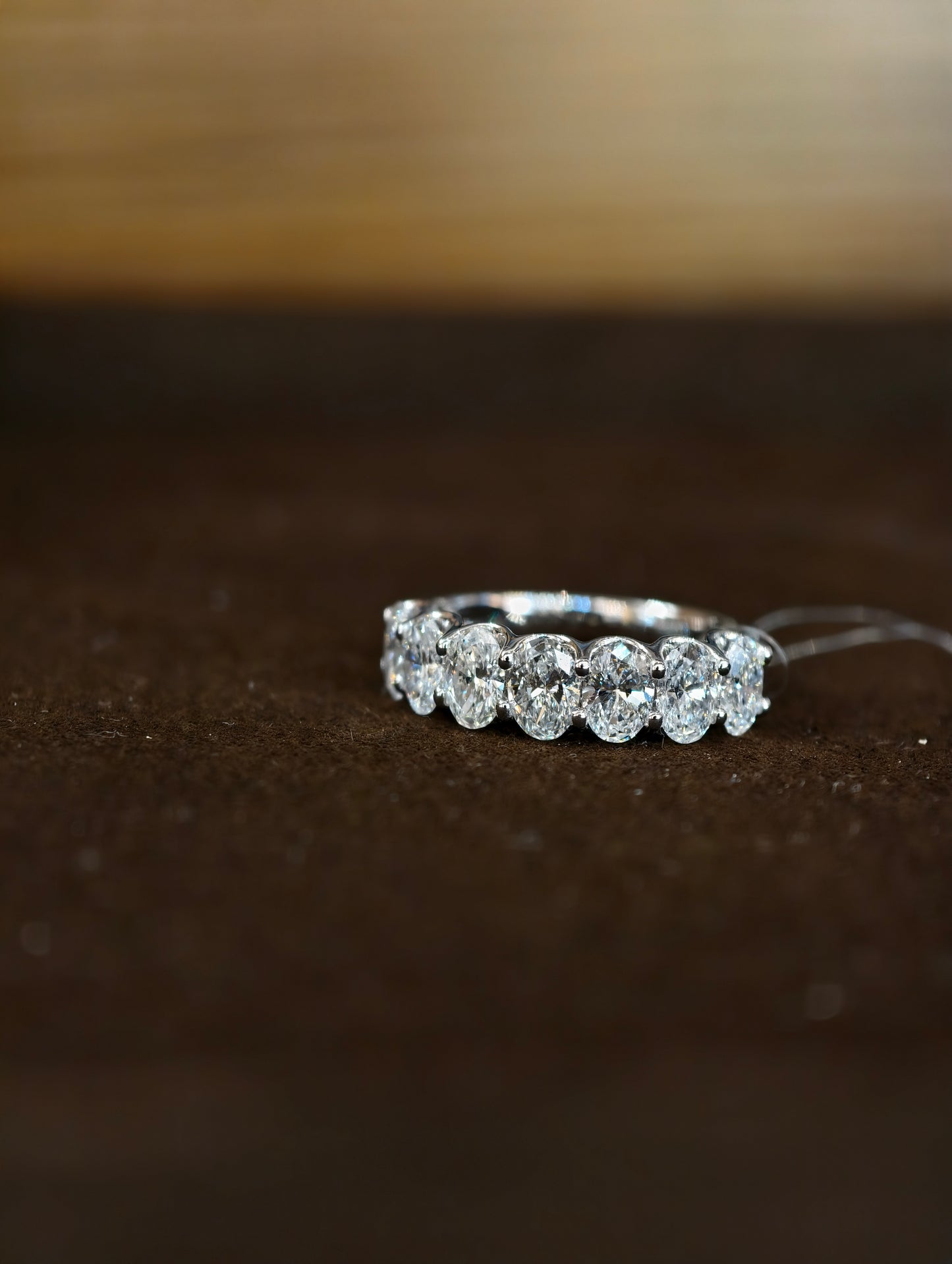 18K Gold Lab-Grown Diamond Eternity Band Ring | IGI Certified
