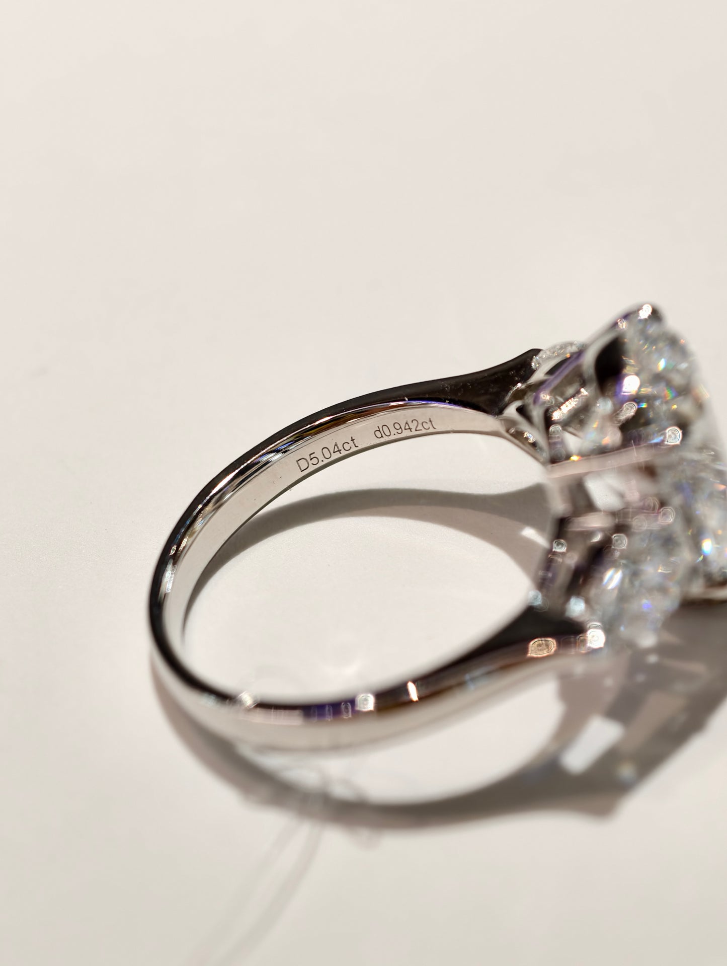 18K Gold Lab-Grown Diamond Pear-Shaped Three-Stone Ring | IGI Certified